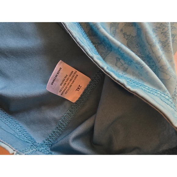 Realtree Fishing Performance Shirt Mens 2XL Long Sleeve‎ Camo Blue - Picture 4 of 6